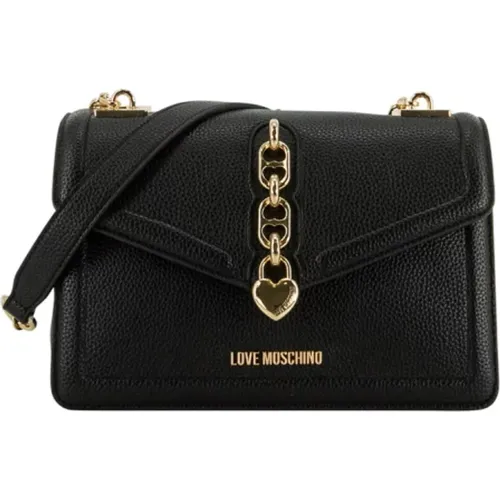 Schwarze Bottalato Taschen für Frauen , Damen, Größe: ONE Size - Love Moschino - Modalova