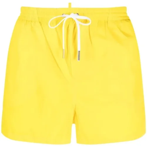 Icon Logo Swim Shorts , male, Sizes: M, L - Dsquared2 - Modalova