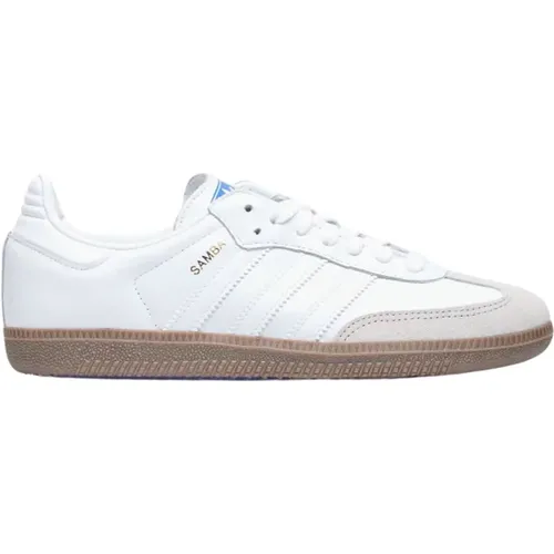 Leder-Sneakers mit Wildleder-Zehenpartie , Herren, Größe: 45 EU - Adidas - Modalova