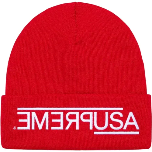 Limitierte Auflage Rote Beanie - Supreme - Modalova