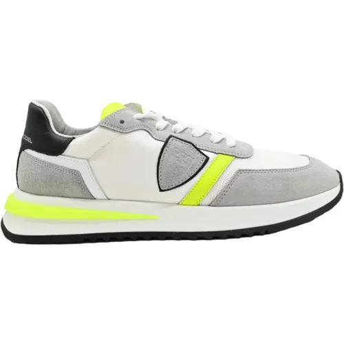 Neon Weiß Gelb Sneakers - Philippe Model - Modalova