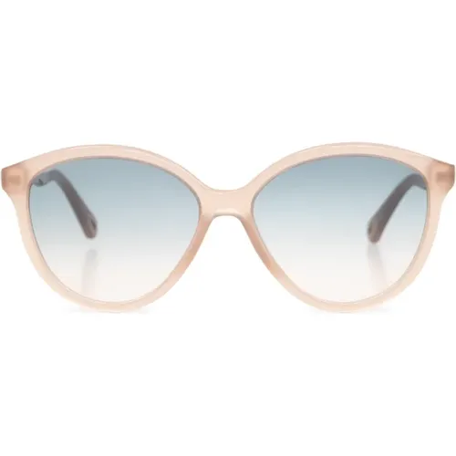 Sonnenbrillen mit graviertem Logo , Damen, Größe: 57 MM - Chloé - Modalova