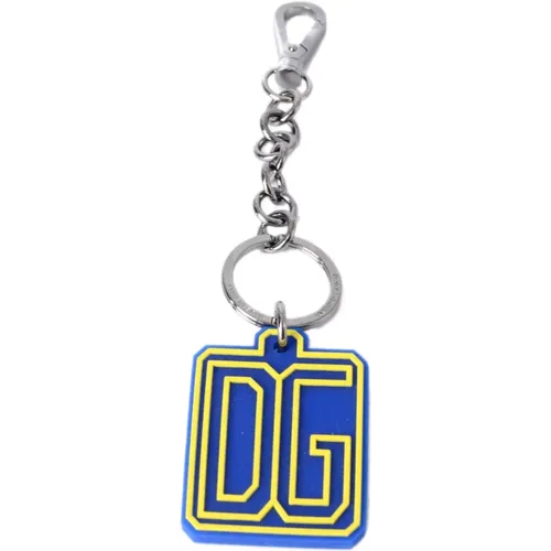 Men Key Holder , male, Sizes: ONE SIZE - Dolce & Gabbana - Modalova