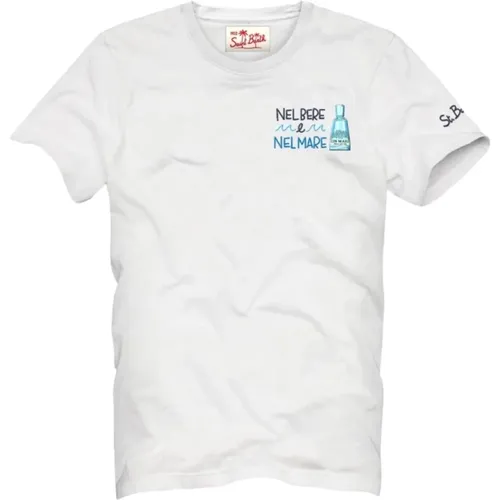 Cotton T-shirt , male, Sizes: L, M, S, 2XL, 3XL, XL, 4XL - MC2 Saint Barth - Modalova