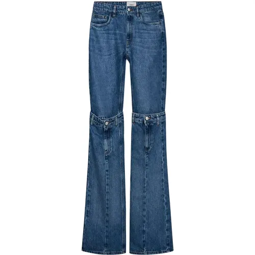 Faded Blue Wide-Leg Jeans Coperni - Coperni - Modalova