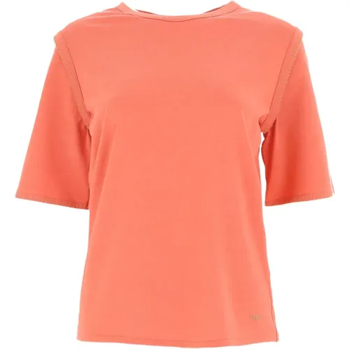 T-Shirt , female, Sizes: S, XS, M, XL, L - Fay - Modalova