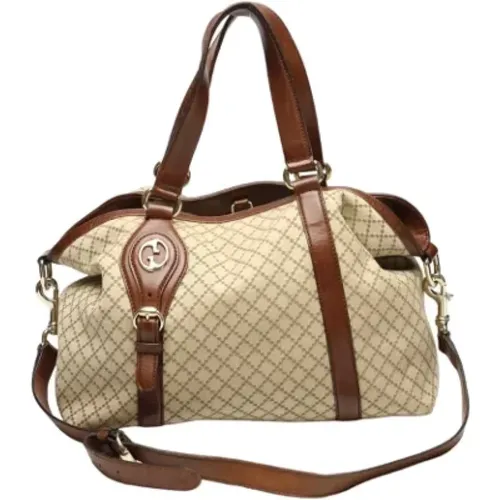 Pre-owned Canvas gucci-bags , female, Sizes: ONE SIZE - Gucci Vintage - Modalova