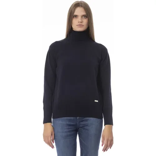 Trendiger Pullover - Langarm - Monogramm - Baldinini - Modalova