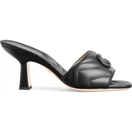 Double G 75mm slide sandal , female, Sizes: 7 1/2 UK - Gucci - Modalova