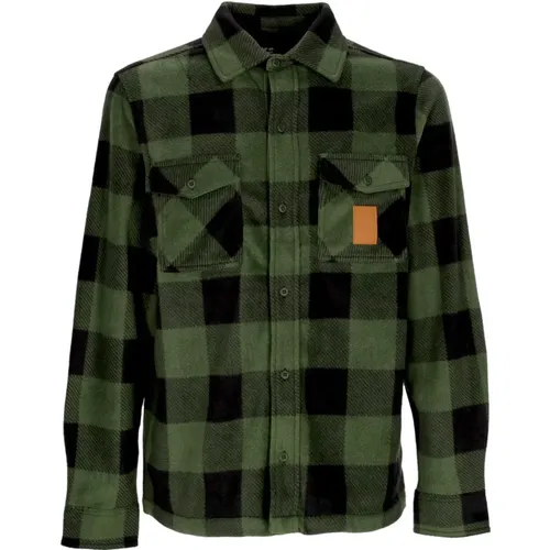 Fleece Langarmshirt Olive , Herren, Größe: XL - Etnies - Modalova