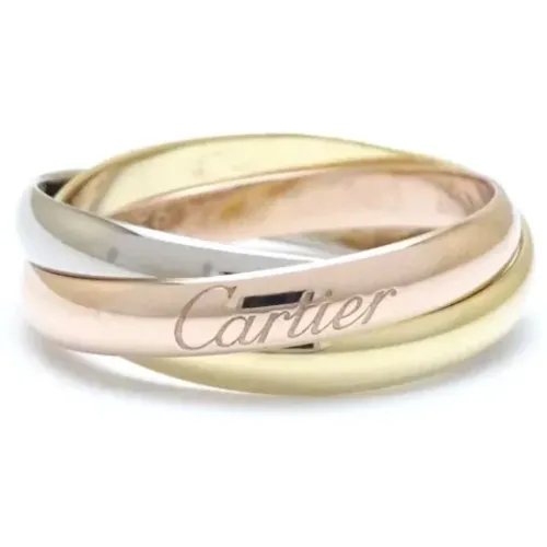 Pre-owned White Gold rings , female, Sizes: ONE SIZE - Cartier Vintage - Modalova