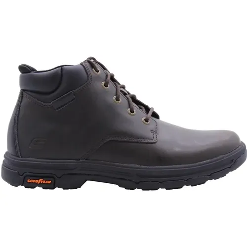 Modern Lace-up Boots , male, Sizes: 10 UK, 8 UK, 14 UK, 13 UK - Skechers - Modalova