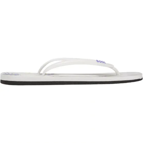 Stylish Flip-Flops for Summer , male, Sizes: 5 UK - Hugo Boss - Modalova