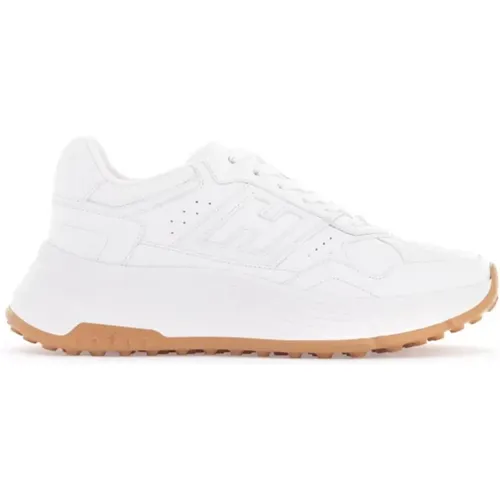 Hyperlight Leather Sneakers , female, Sizes: 4 1/2 UK, 4 UK, 6 UK, 3 1/2 UK, 5 UK, 2 1/2 UK, 3 UK, 5 1/2 UK - Hogan - Modalova