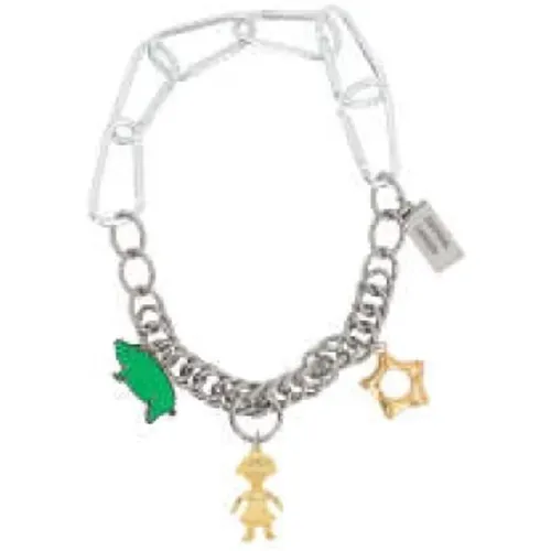 Chain Necklace with Gold Pendants , female, Sizes: ONE SIZE - Chopova Lowena - Modalova