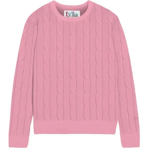 Rosa Pullover für Frauen - MC2 Saint Barth - Modalova