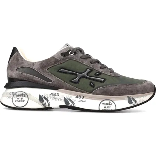 Grüne Moerun Sneakers Aw24 , Herren, Größe: 44 EU - Premiata - Modalova