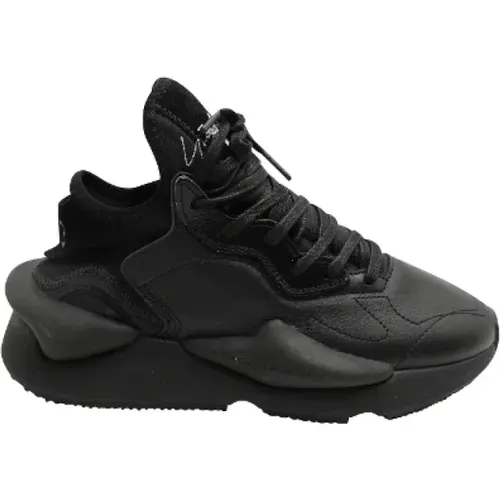 Pre-owned Leather sneakers , female, Sizes: 2 1/2 UK - Yohji Yamamoto Pre-owned - Modalova