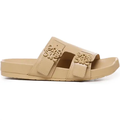 Anagram Buckle Slide Sandals , female, Sizes: 6 UK - Loewe - Modalova