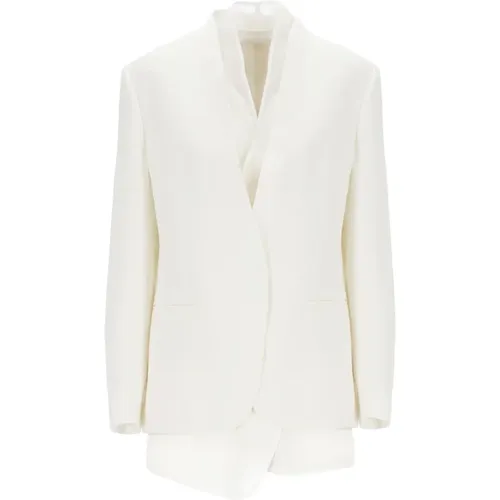 Viscose Jacket with Brass Detailing , female, Sizes: 2XS, S - BRUNELLO CUCINELLI - Modalova