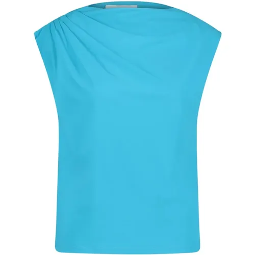 One-Shoulder Bloom Top Light , Damen, Größe: M - Jane Lushka - Modalova