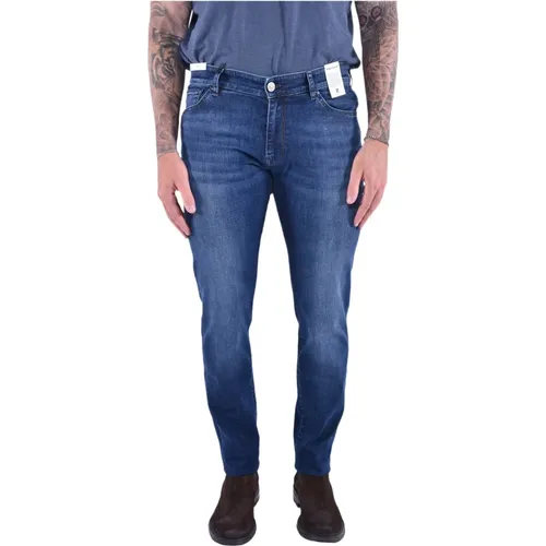 Indigo Reise Jeans , Herren, Größe: W42 - PT Torino - Modalova