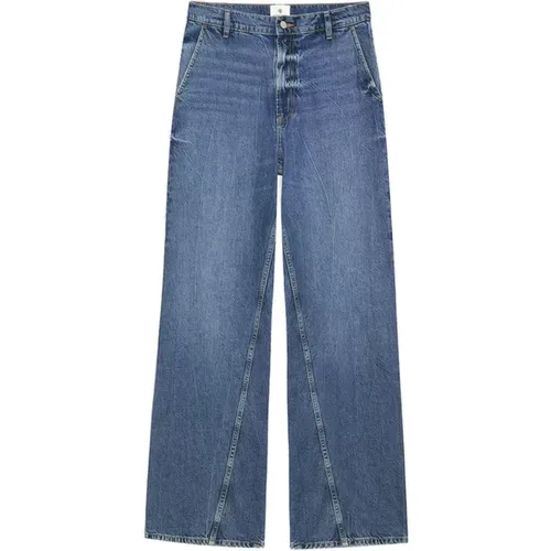 Wide Jeans , female, Sizes: W31, W27, W28 - Anine Bing - Modalova