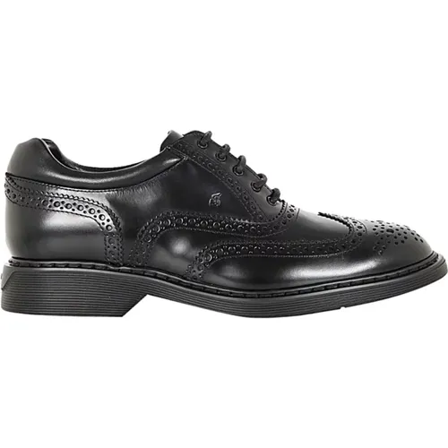 Business Shoes Upgrade - Clic Lace-up , male, Sizes: 7 UK, 8 UK, 6 1/2 UK, 7 1/2 UK, 9 UK, 5 1/2 UK, 8 1/2 UK, 10 UK, 11 UK - Hogan - Modalova