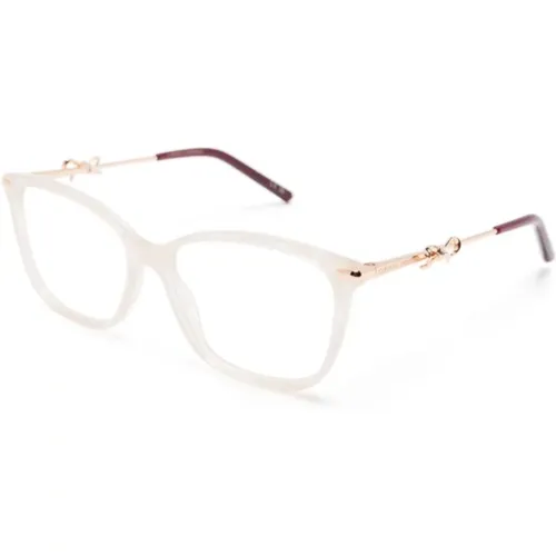 Weiße Optische Brille Must-Have Stil , Damen, Größe: 55 MM - Carolina Herrera - Modalova
