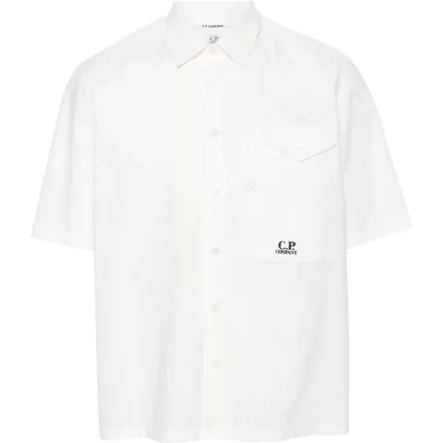 Logo Shirt , male, Sizes: M, L - C.P. Company - Modalova