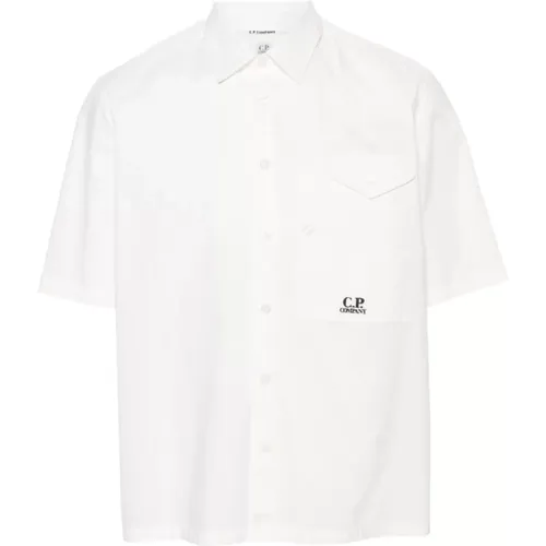 Logo Shirt , male, Sizes: XL, M, L - C.P. Company - Modalova