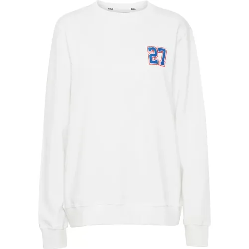 Luxuriöser Bestickter Sweatshirt , Damen, Größe: L - Ball - Modalova