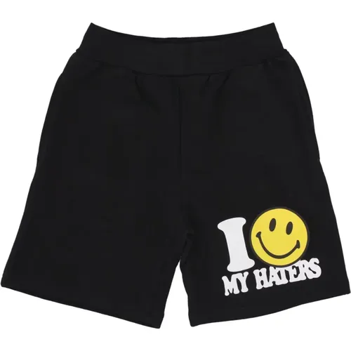 Smiley Haters Sweatshorts , Herren, Größe: M - MARKET - Modalova