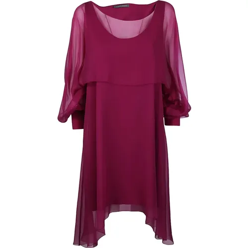 V045316140234 Silk Dress , female, Sizes: S - alberta ferretti - Modalova