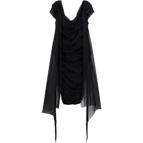 Schwarzes ärmelloses Kleid Made in Italy - Givenchy - Modalova