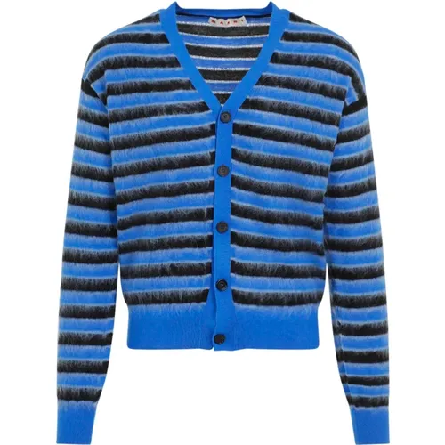 Blauer Pullover Aw24 Marni - Marni - Modalova