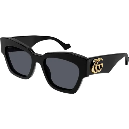 Schwarze/Graue Sonnenbrille,GG1422S Sonnenbrille,Pink Havana/Braune Sonnenbrille - Gucci - Modalova