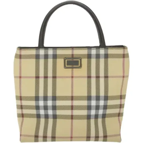 Pre-owned Canvas handbags , female, Sizes: ONE SIZE - Burberry Vintage - Modalova