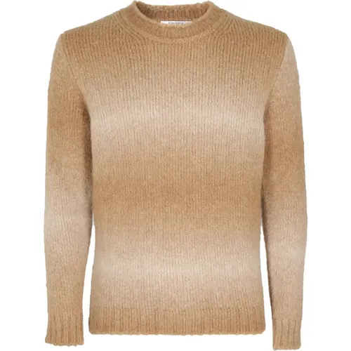 Striped Alpaca Blend Sweater , male, Sizes: XL, M, L - Kangra - Modalova