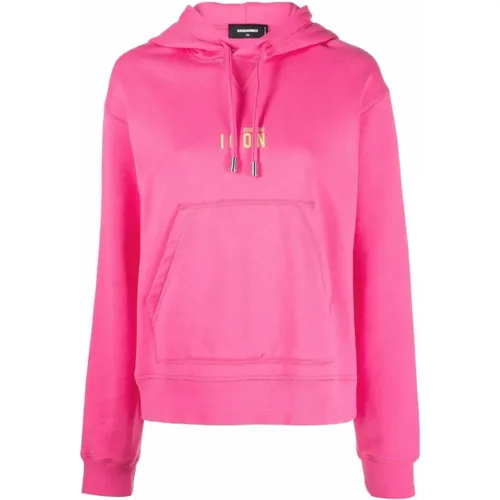 Mini Icon C.Hoodie , female, Sizes: S - Dsquared2 - Modalova