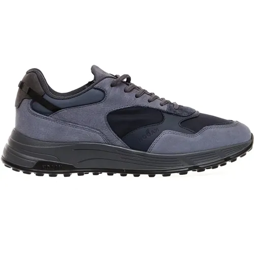 Men's Shoes Sneakers Blu Noos , male, Sizes: 8 UK, 8 1/2 UK, 7 UK - Hogan - Modalova