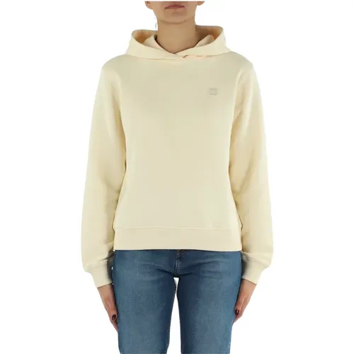 Hooded Sweatshirt with Logo Patch , female, Sizes: L, M, XS - Calvin Klein Jeans - Modalova