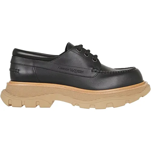 Beige Leather Rubber Shoe , male, Sizes: 10 UK, 11 UK, 8 1/2 UK, 7 UK, 9 UK - alexander mcqueen - Modalova