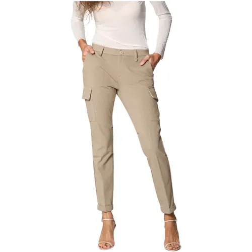 Curvy Fit Cargo Pants in Technical Jersey , female, Sizes: S, M - Mason's - Modalova