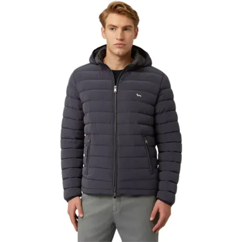 Men Technical Nylon Puffer Jacket , male, Sizes: 2XL, XL - Harmont & Blaine - Modalova
