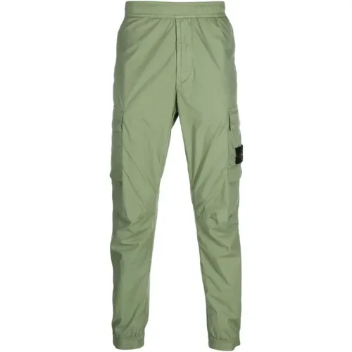 Slim-Fit Trousers, Unique Style ID: 101531303-V0055 , male, Sizes: W33, W30 - Stone Island - Modalova