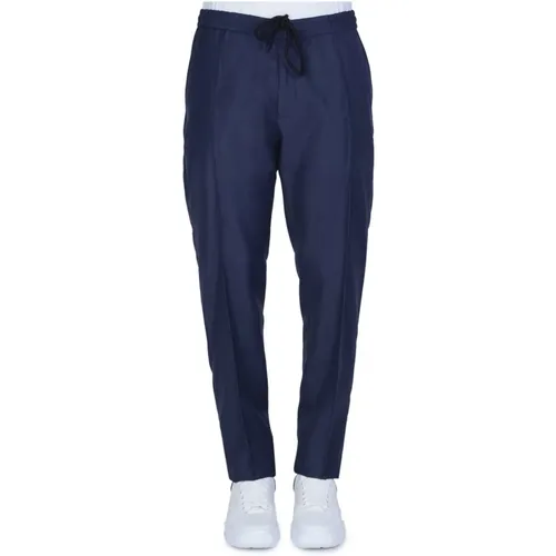 Slim Fit Cotton Pants , male, Sizes: L - Emporio Armani - Modalova