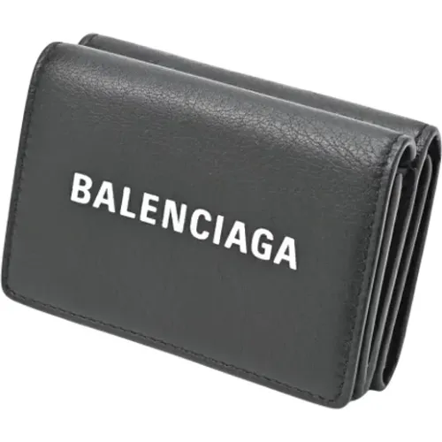 Pre-owned Leather wallets , female, Sizes: ONE SIZE - Balenciaga Vintage - Modalova