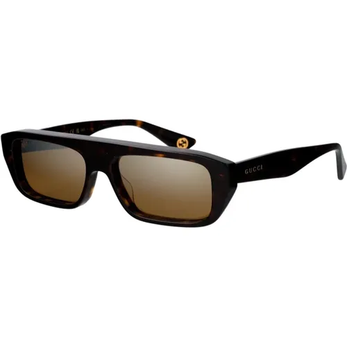 Stylische Herrensonnenbrille , Herren, Größe: 56 MM - Gucci - Modalova