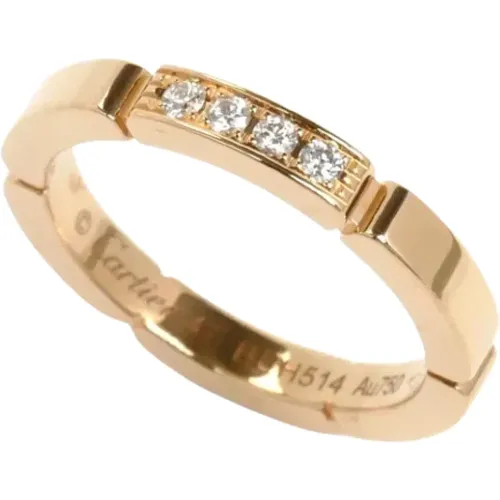 Pre-owned Rose Gold rings , female, Sizes: ONE SIZE - Cartier Vintage - Modalova